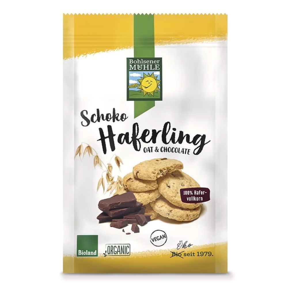 BOHLSENER, OAT & CHOCOLATE COOKIES 125G