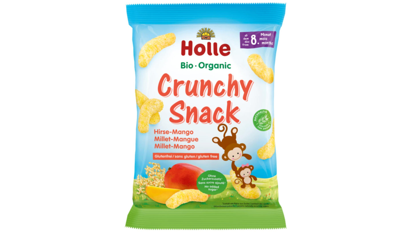 Holle, Crunchy Snack Millet Mango (8M) 25G Bio