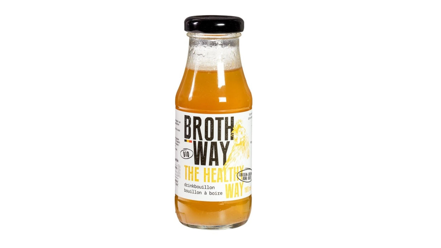 BROTHWAY, DRINKING BROTH CHICKEN CURCUMA 180ML BIO