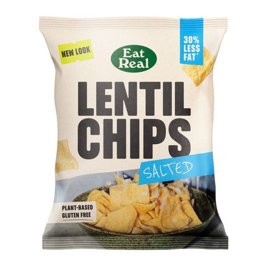 EAT REAL, LENTIL CHIPS SALTED 40G