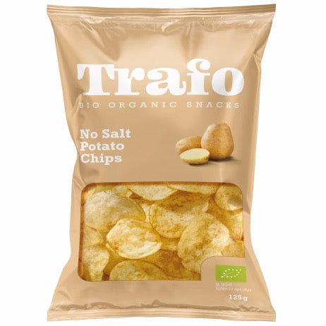 TRAFO, CRISPS WITHOUT ADDED SALT 125G BIO