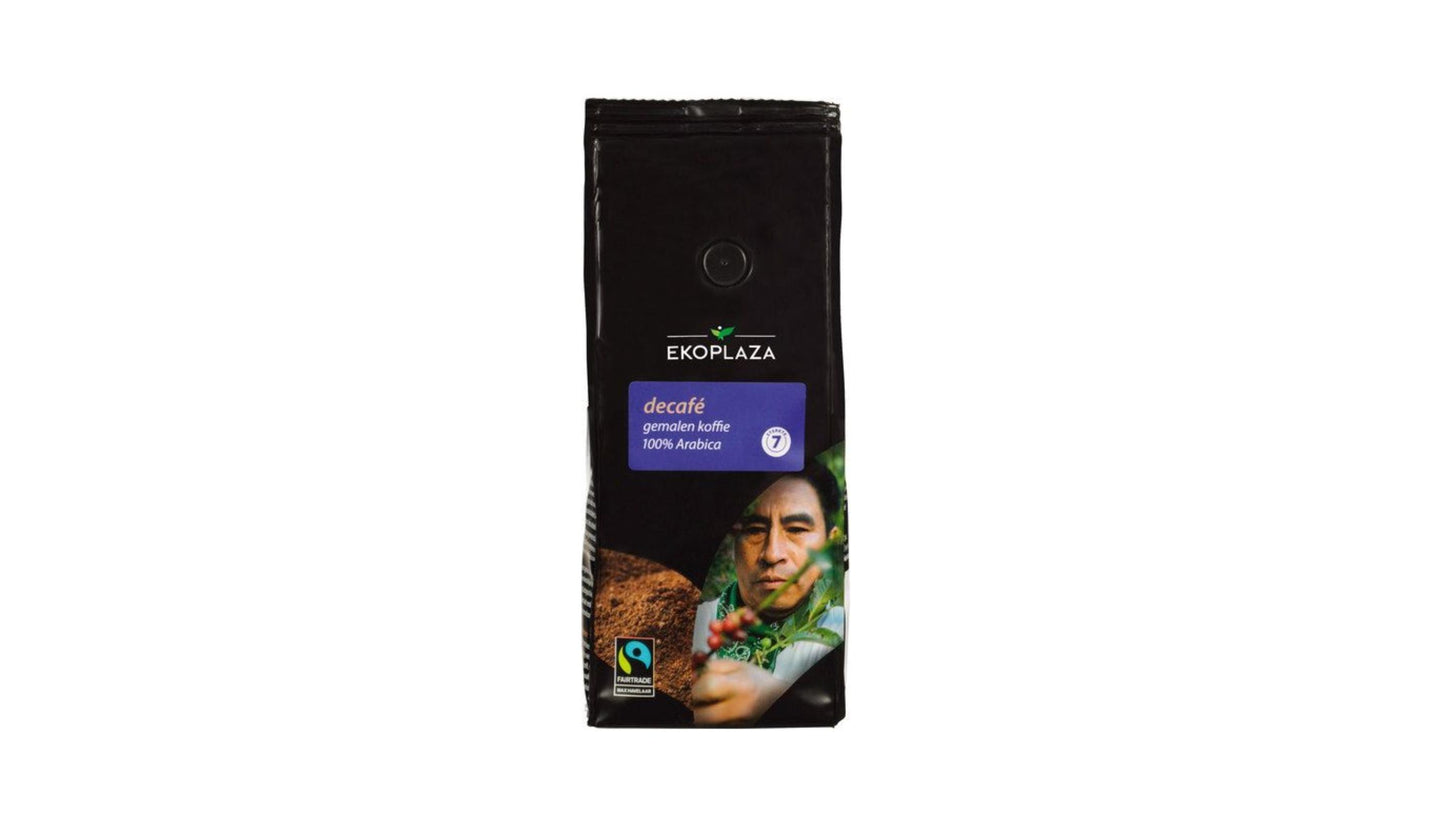 EKOPLAZA, DECAFFEINATED GROUND COFFEE 250G BIO