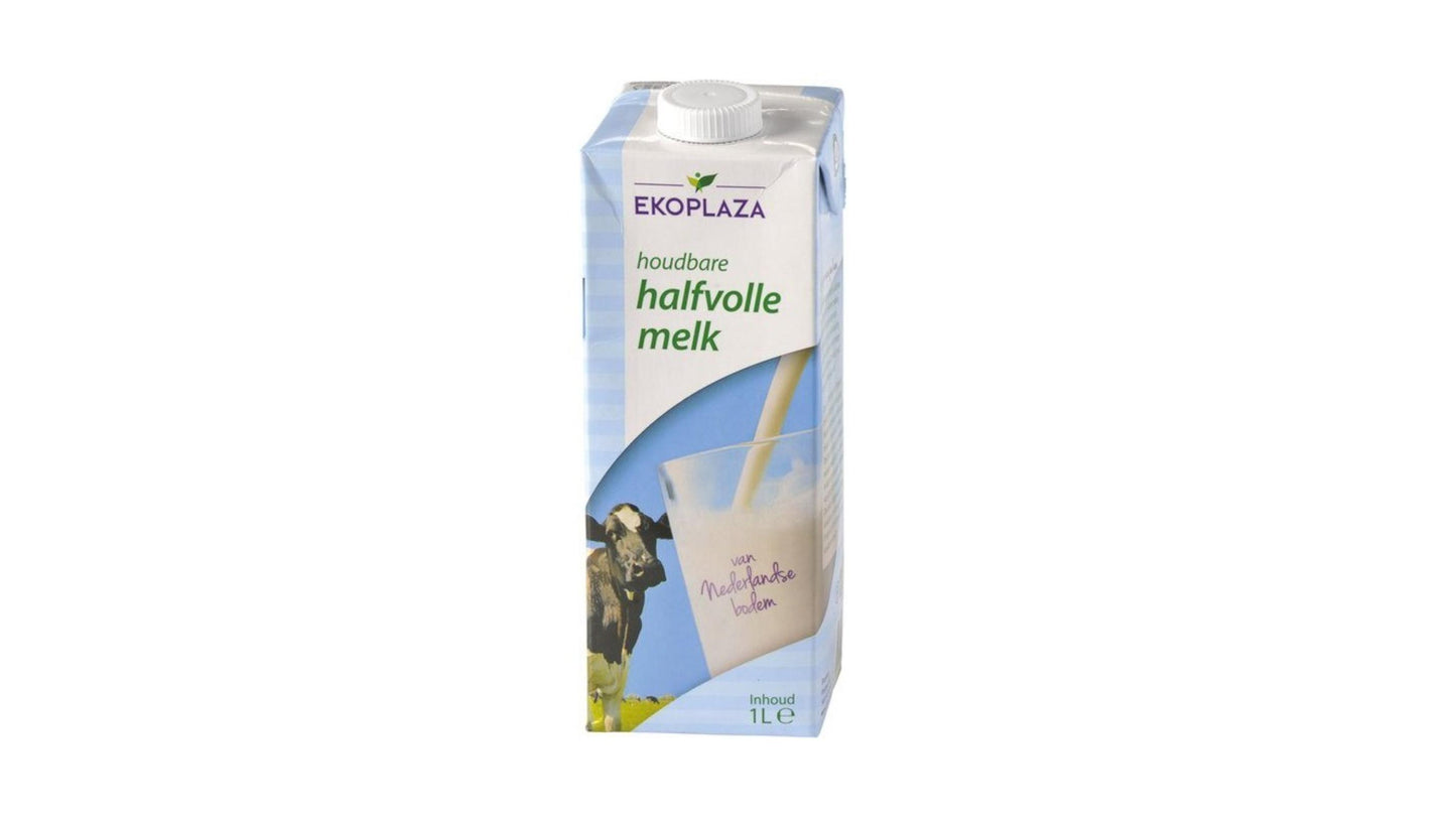 EKOPLAZA, COW MILK DEMI SKIMMED, LONG LIFE 1 L BIO
