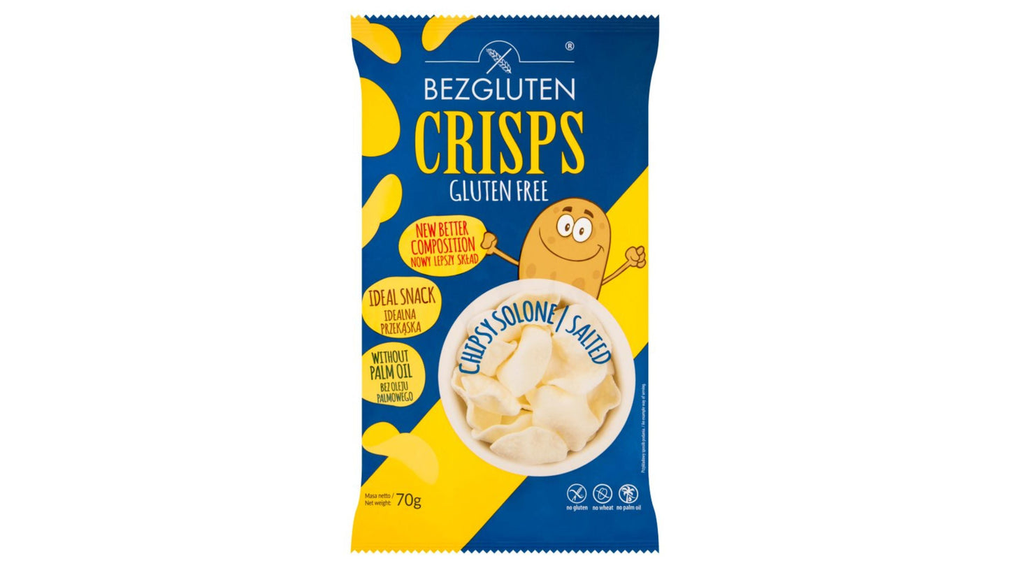Bezgluten, Chips With Salt 70G Gluten Free