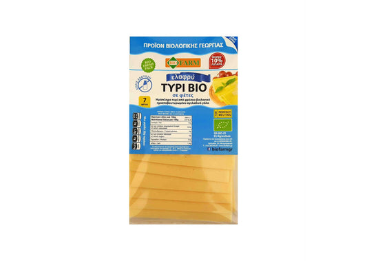 Biofarm, Light Cheese Slices 150G Bio