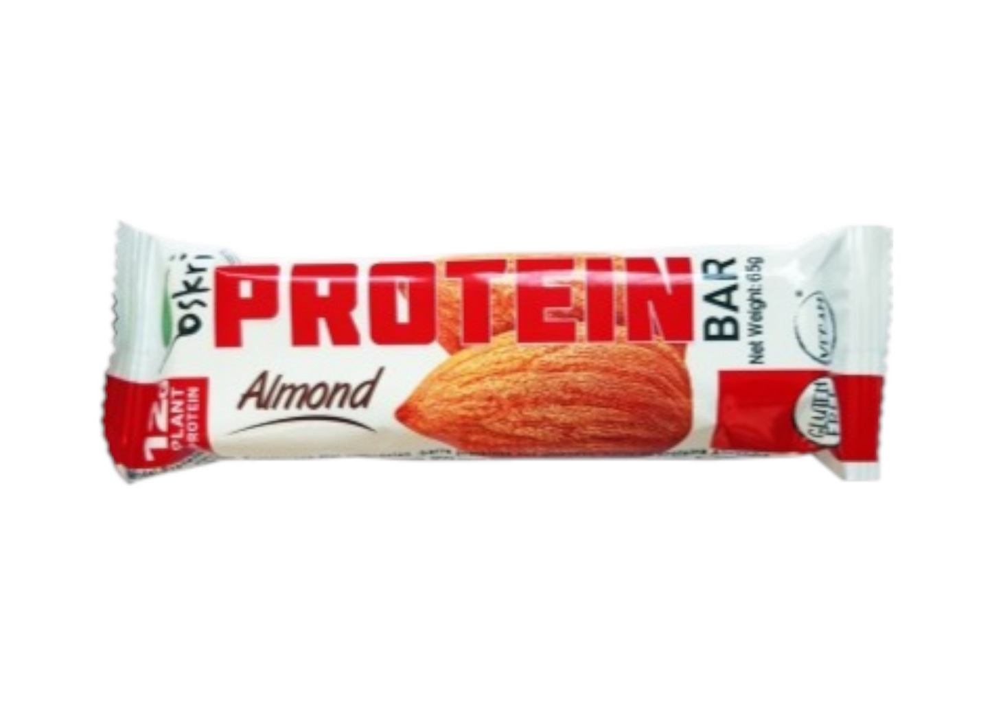 Oskri, Almond Protein Bar 65G