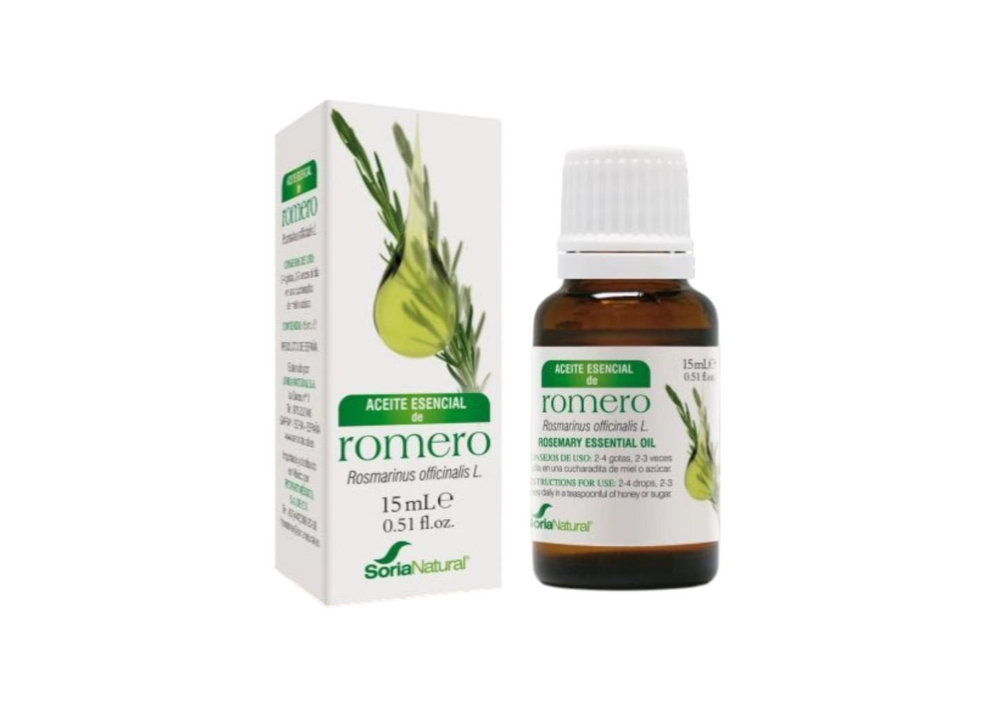 Soria Natural, Rosemary Essential Oil 15Ml
