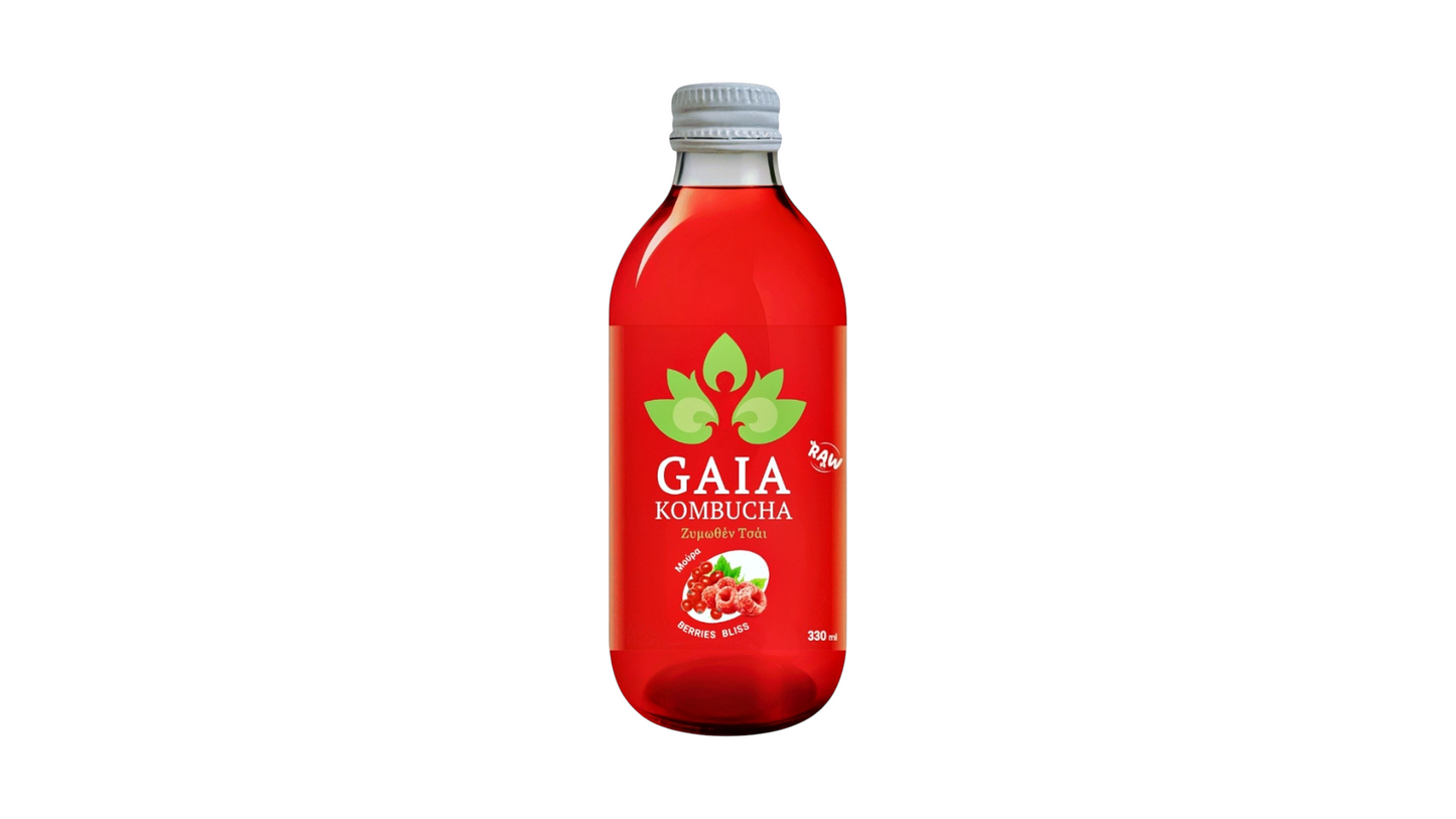 Gaia Kombucha Raw Berries 330ml