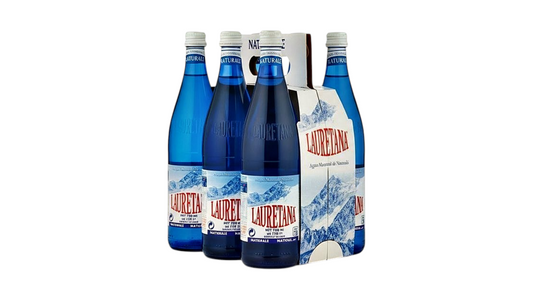 Lauretana, Natural Mineral Water Glass (6 x 1L) pack