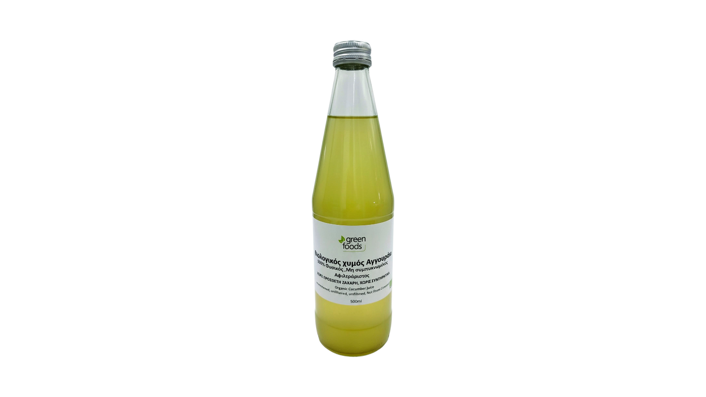 Green Foods, Cucumber Juice 500ml Bio