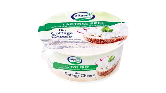 Züger, COTTAGE CHEESE ORGANIC LACTOSE FREE 150G