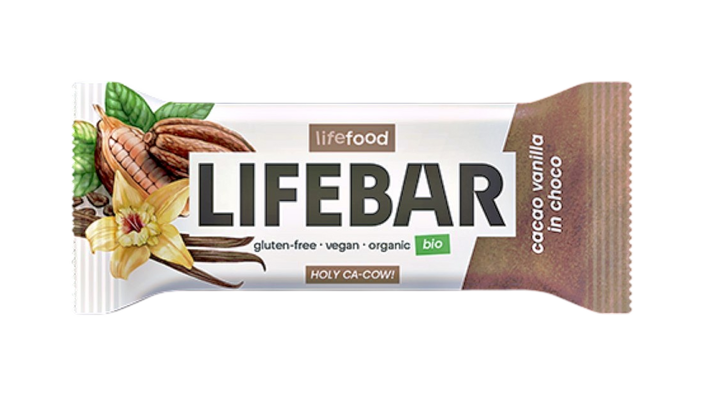 Lifebar, Cacao Vanilla In Choco 40G Bio