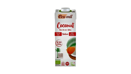 ECOMIL, COCONUT MILK SUGAR FREE 1L BIO