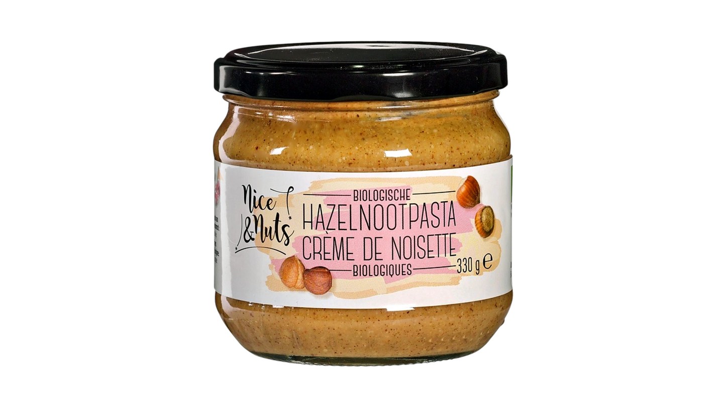 NICE AND NUTS, HAZELNUT PASTE 330G BIO