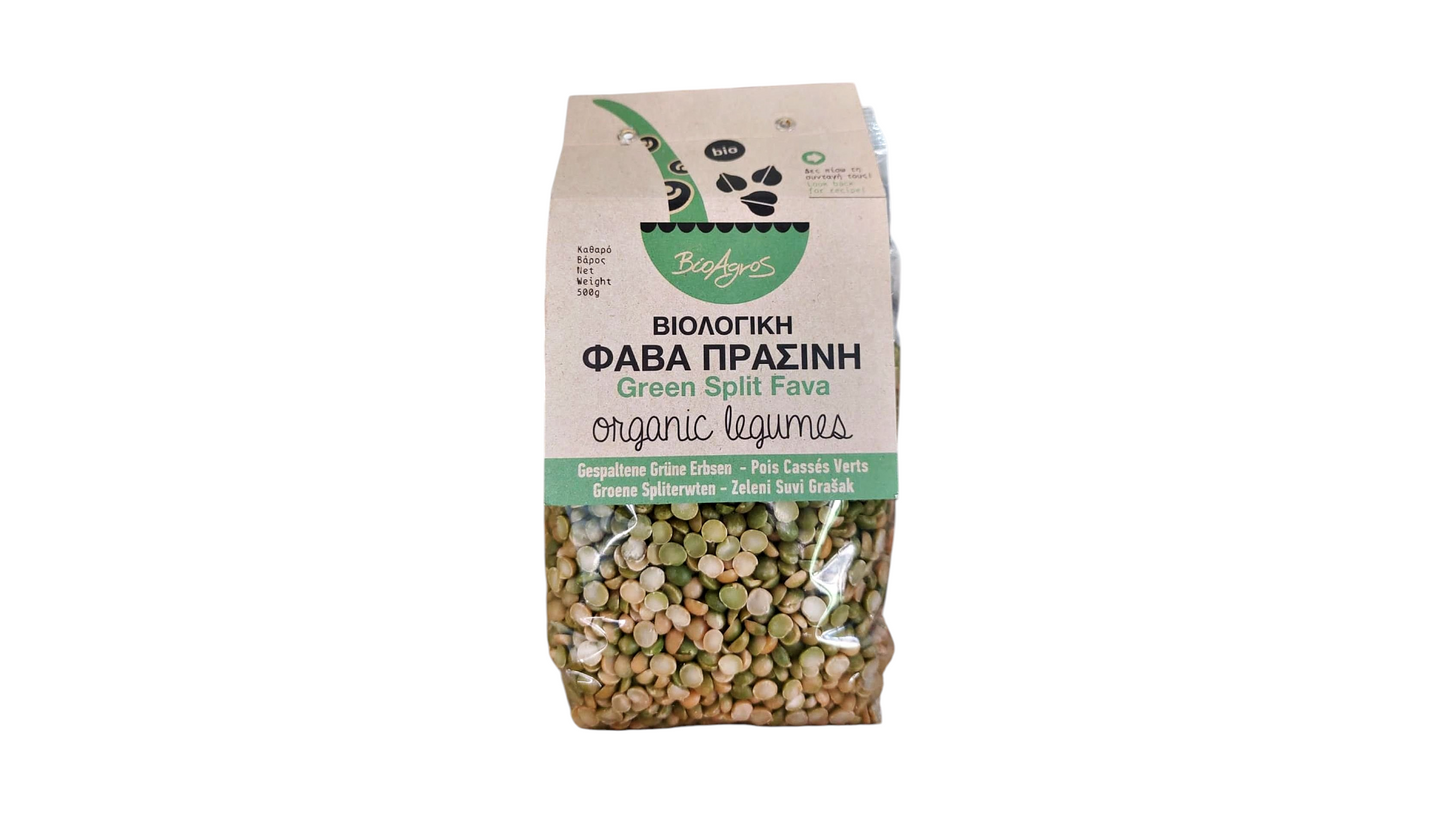Green Split Fava 500g Bio