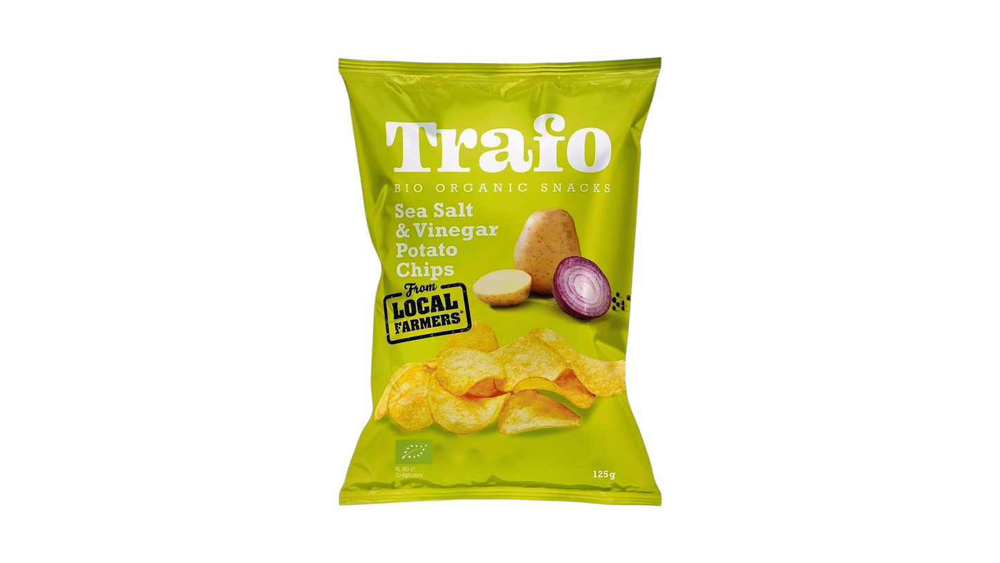 Trafo Potato Chips Salt Vinegar 125G Bio
