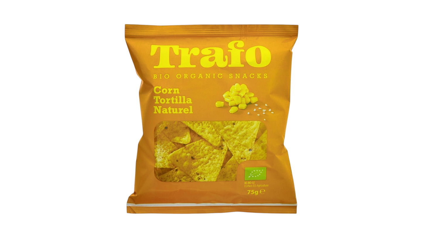 TRAFO, CORN TORTILLA NATUREL 75G BIO