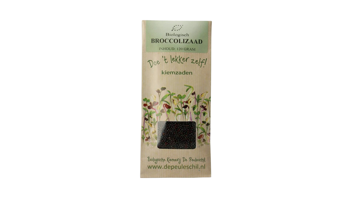 DE PEULESCHI, BROCCOLI SEEDS 120G BIO