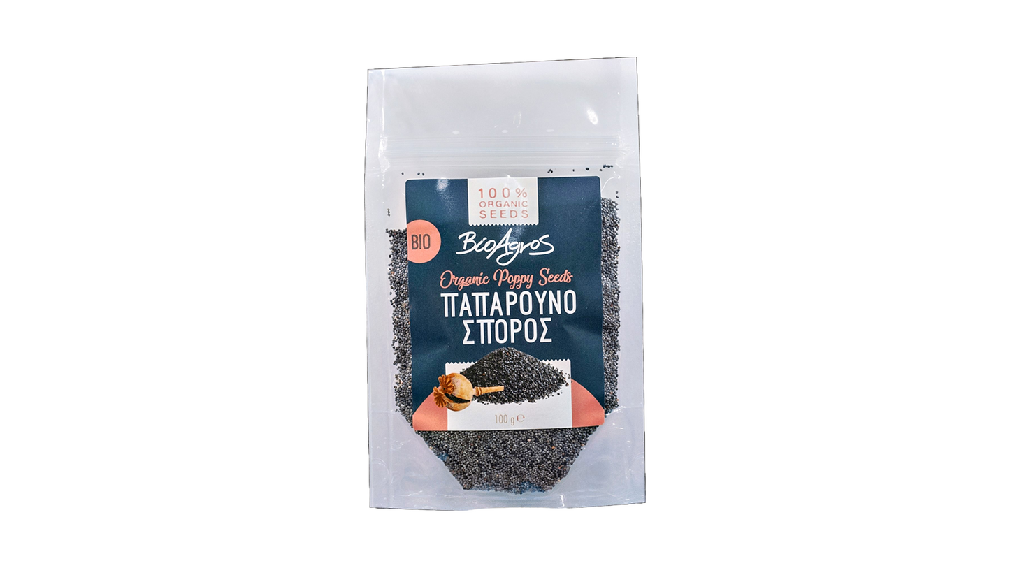 ORGANIC POPPY SEEDS BIOAGROS 100G