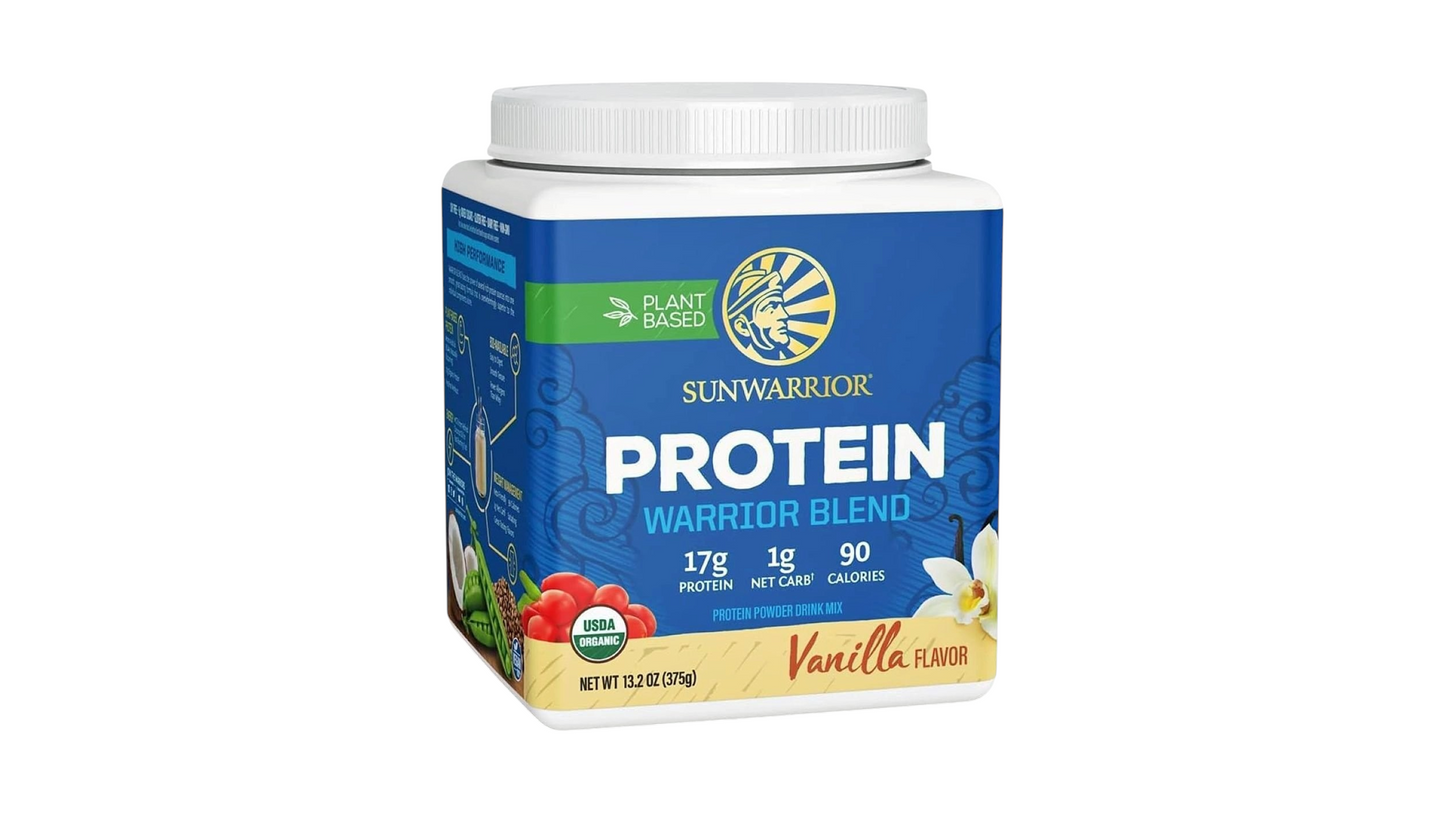 SUNWARRIOR, PROTEIN BLEND VANILLA BIO 375G