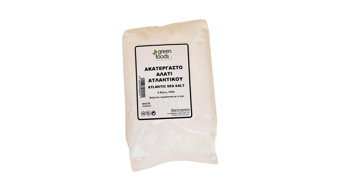 Green Foods, Atlantic Seasalt Thin 1000G