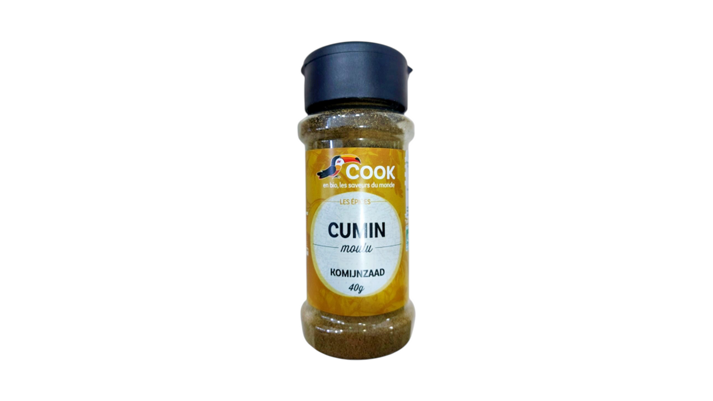 COOK, GROUND CUMIN SEEDS 40G BIO