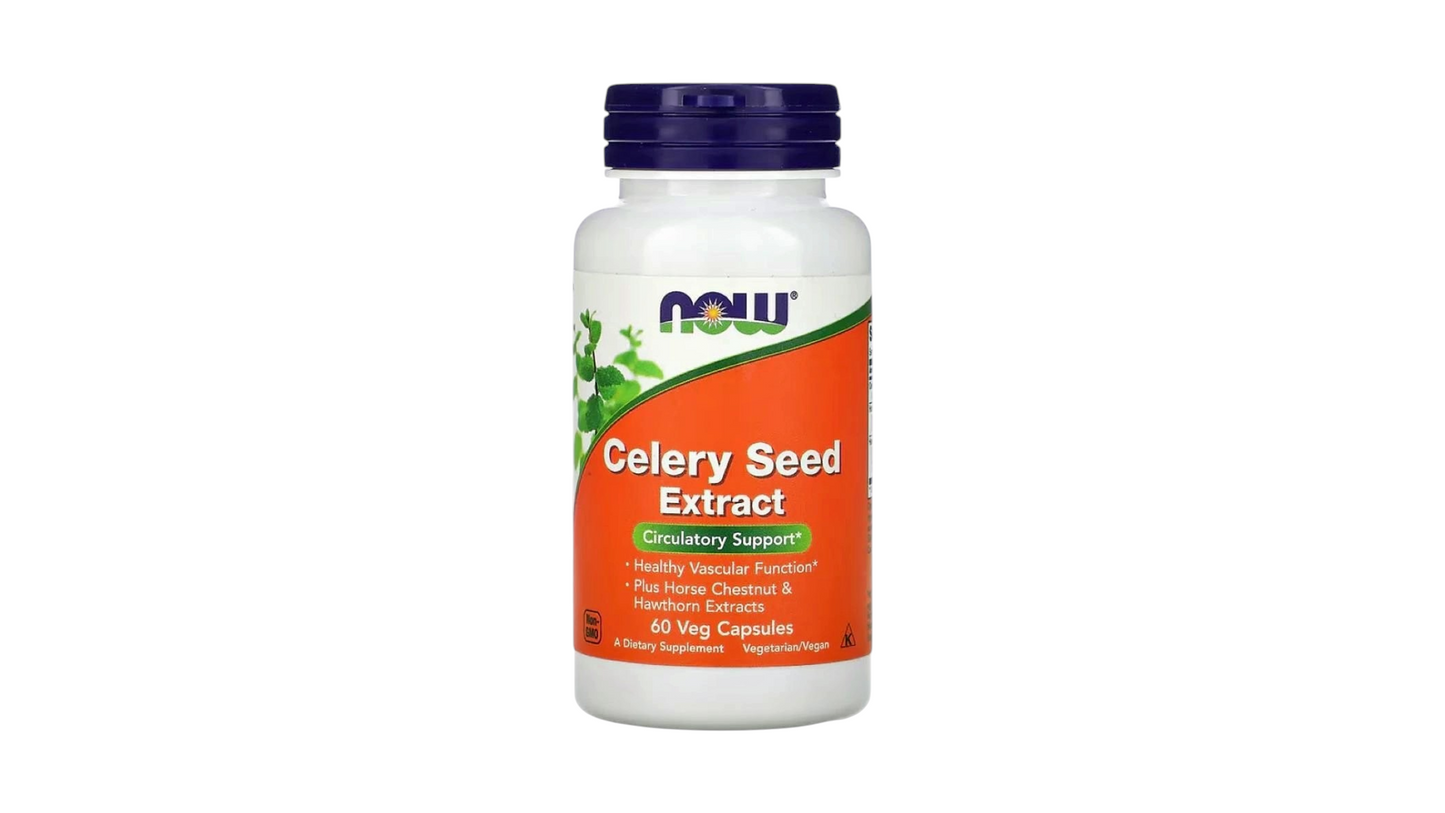 NOW Foods, Celery Seed Extract, 60 Veg Capsules