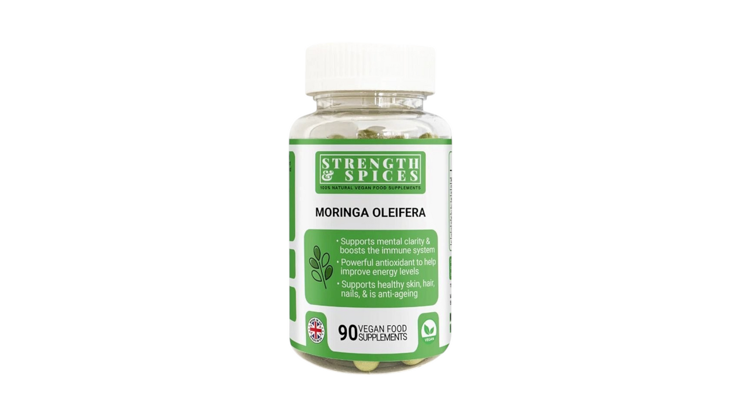 Moringa Oleifera 700mg 90 capsules- Strength & Spices