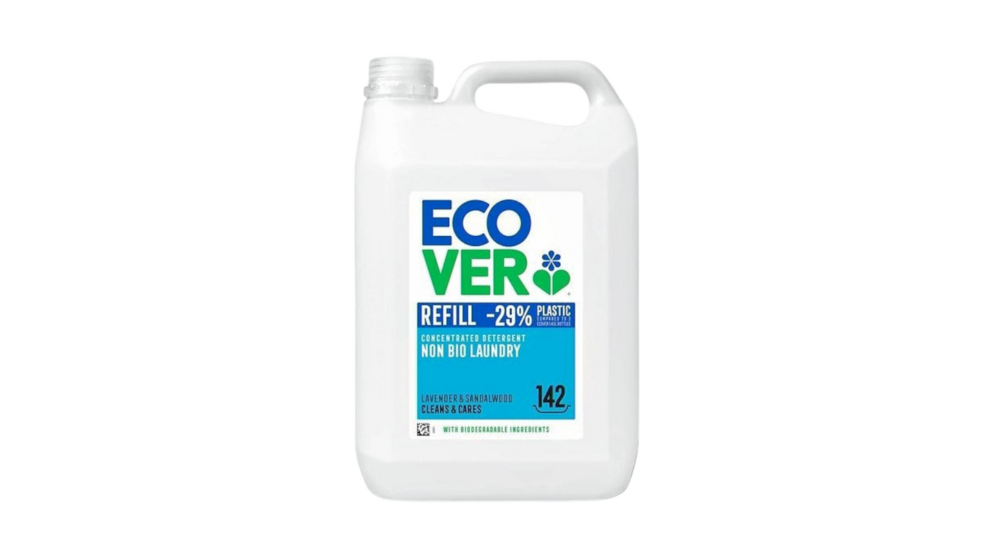 ECOVER, LAUNDRY LIQUID CONC NON BIO LAVENDER&SANDALWOOD 142WASH 5LT