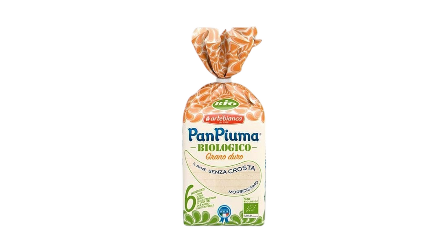 White Bread BIO Witout Crust In Slices 400g Pan Piuma