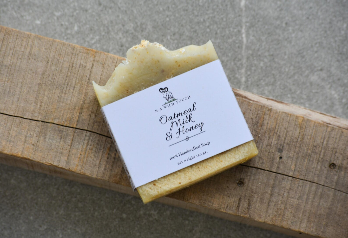 Oatmeal Milk & Honey Bar – Natural Gentle Cold Process – Sensitive Skin & Baby Care