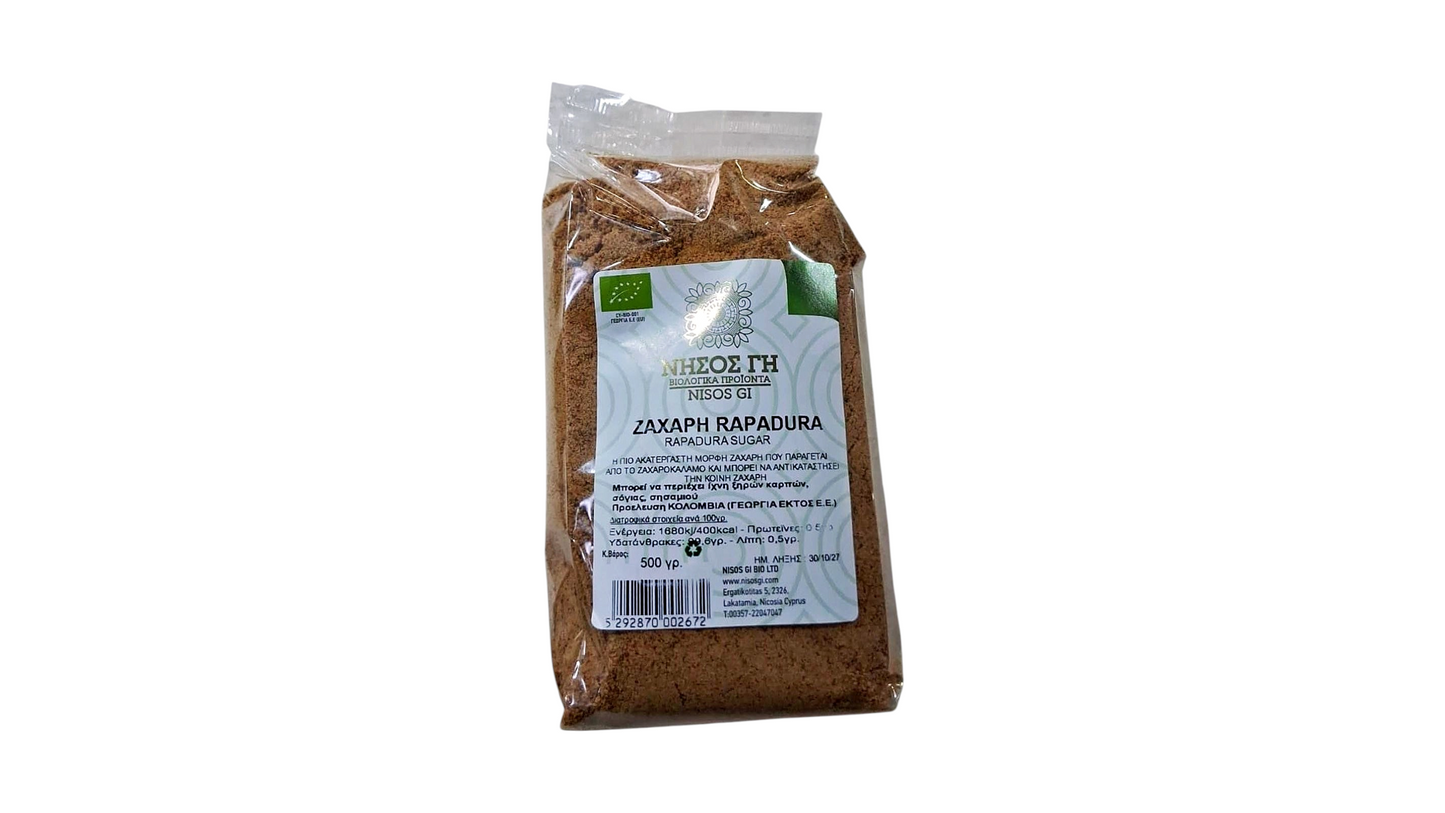 NISOS GI SUGAR RAPADURA 500G BIO