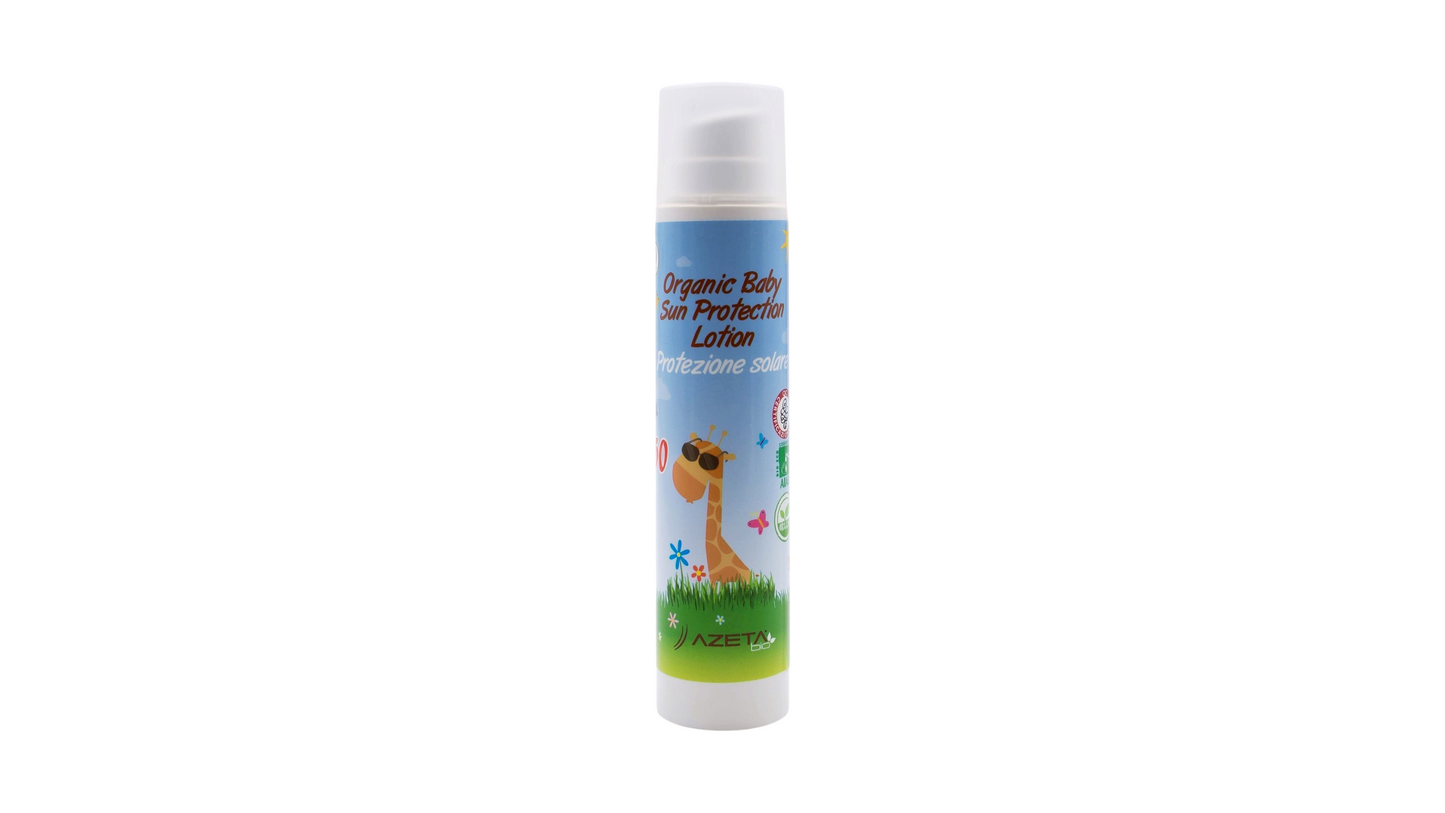 AZETAbio ORGANIC BABY SUN PROTECTION LOTION Airless 100ml