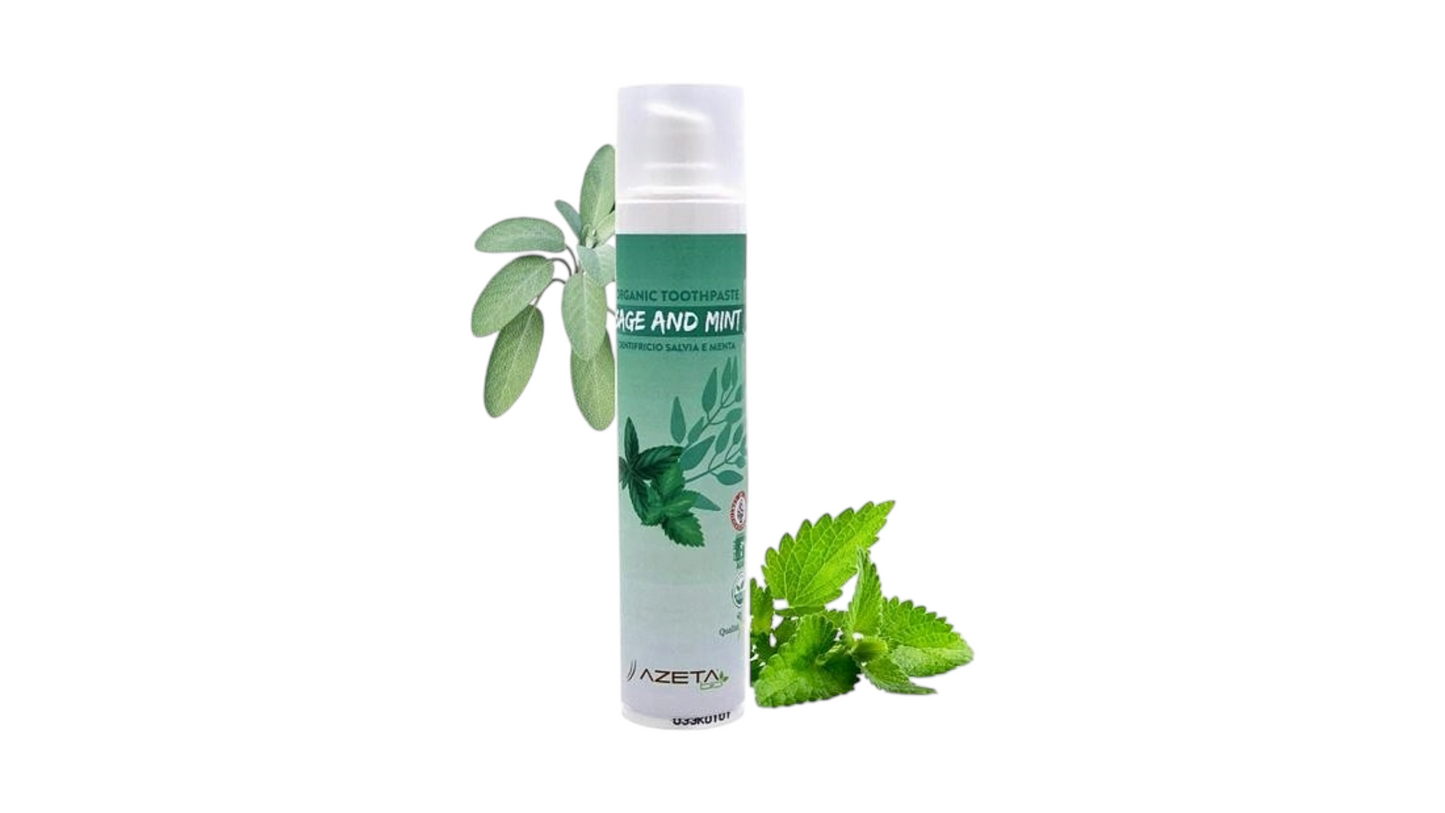 AZETAbio Toothpaste Sage and Mint Adult 50 ml airless