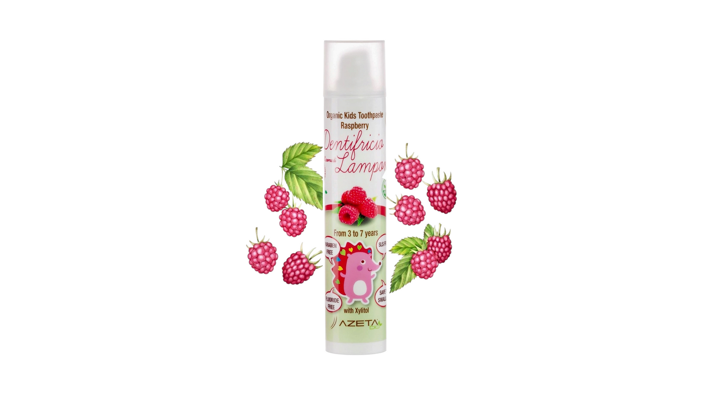 AZETAbio Organic Toothpaste Raspberry 50 ml