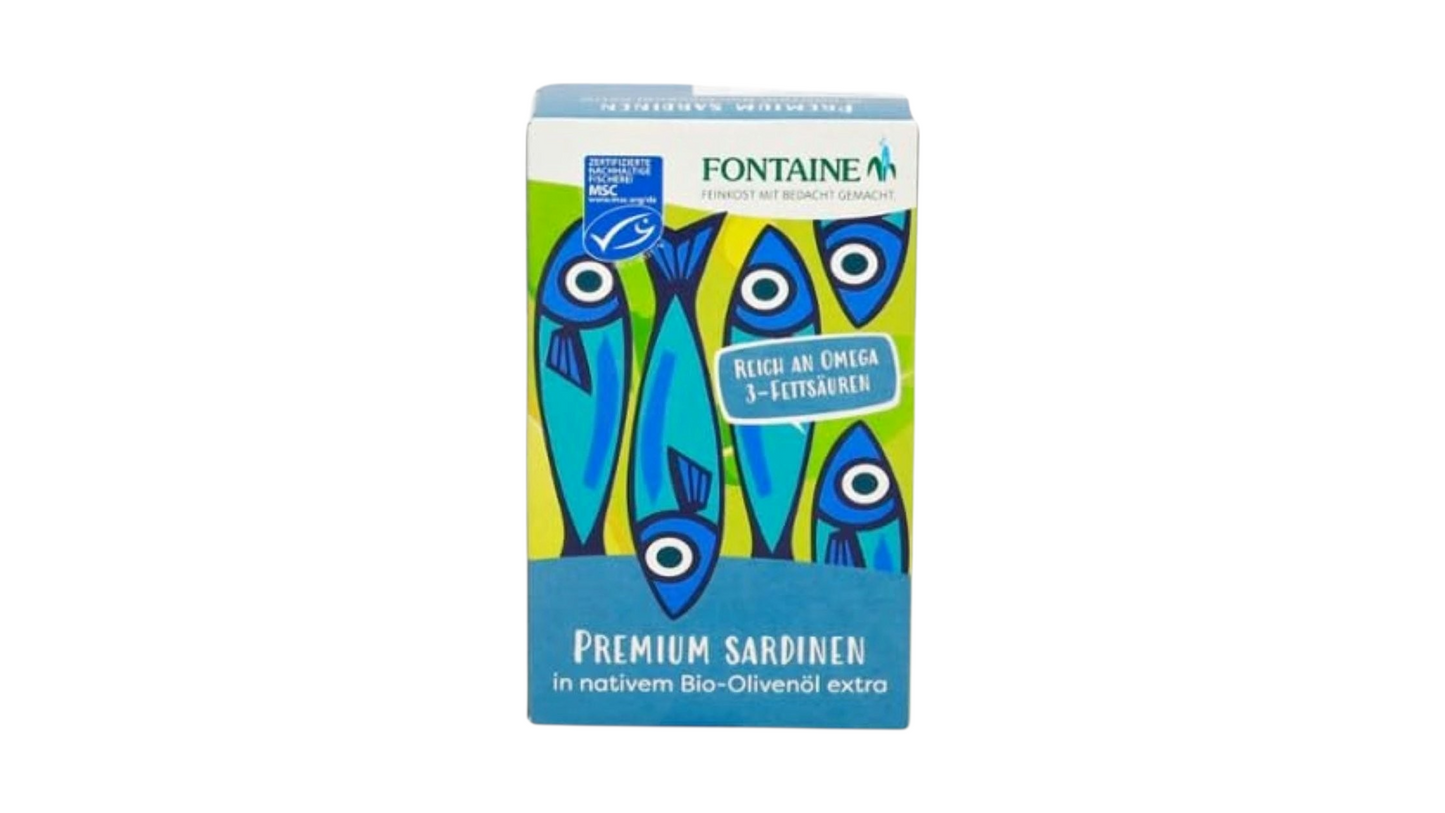 Sardines In Organic Olive Oil 120g Fontaine