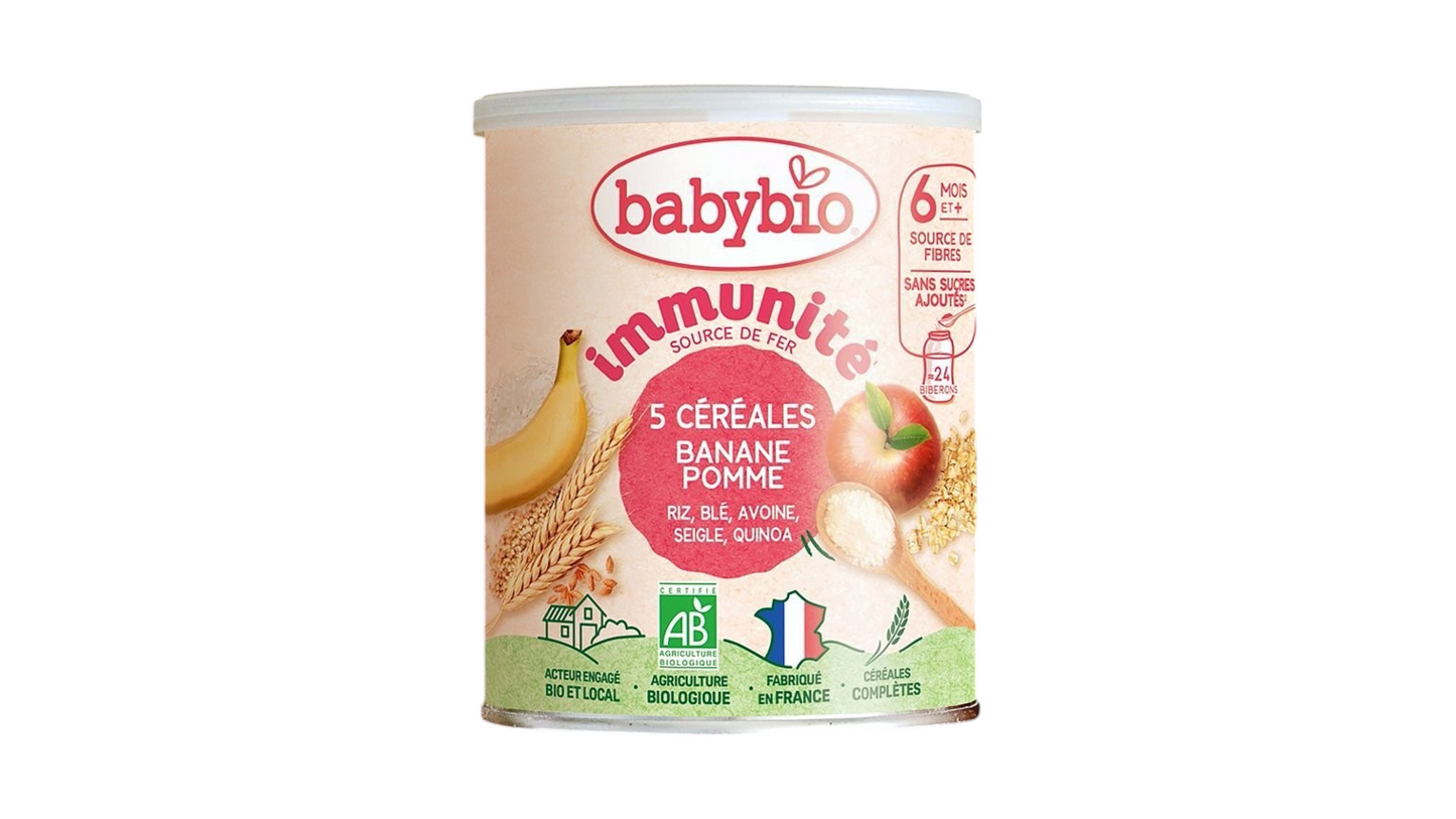 BABYBIO, CEREAL CREAM 3 FRUITS & QUINOA 6M BIO