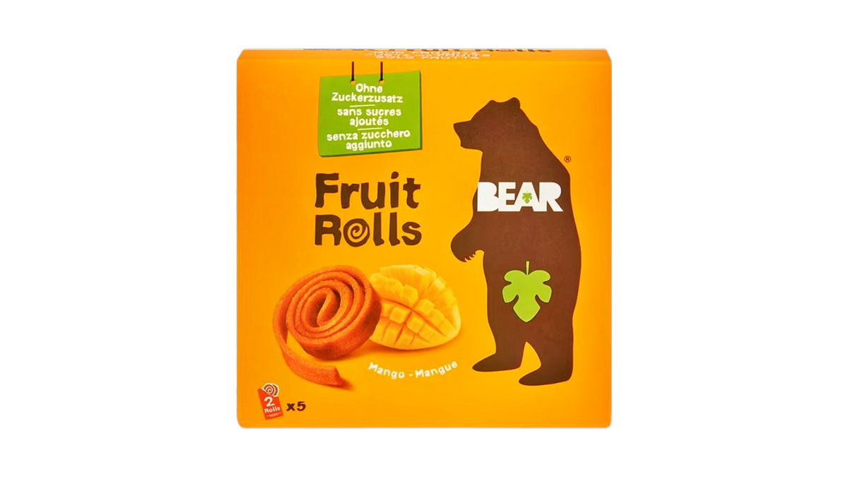 BEAR, Fruit Rolls Mango 5X20G