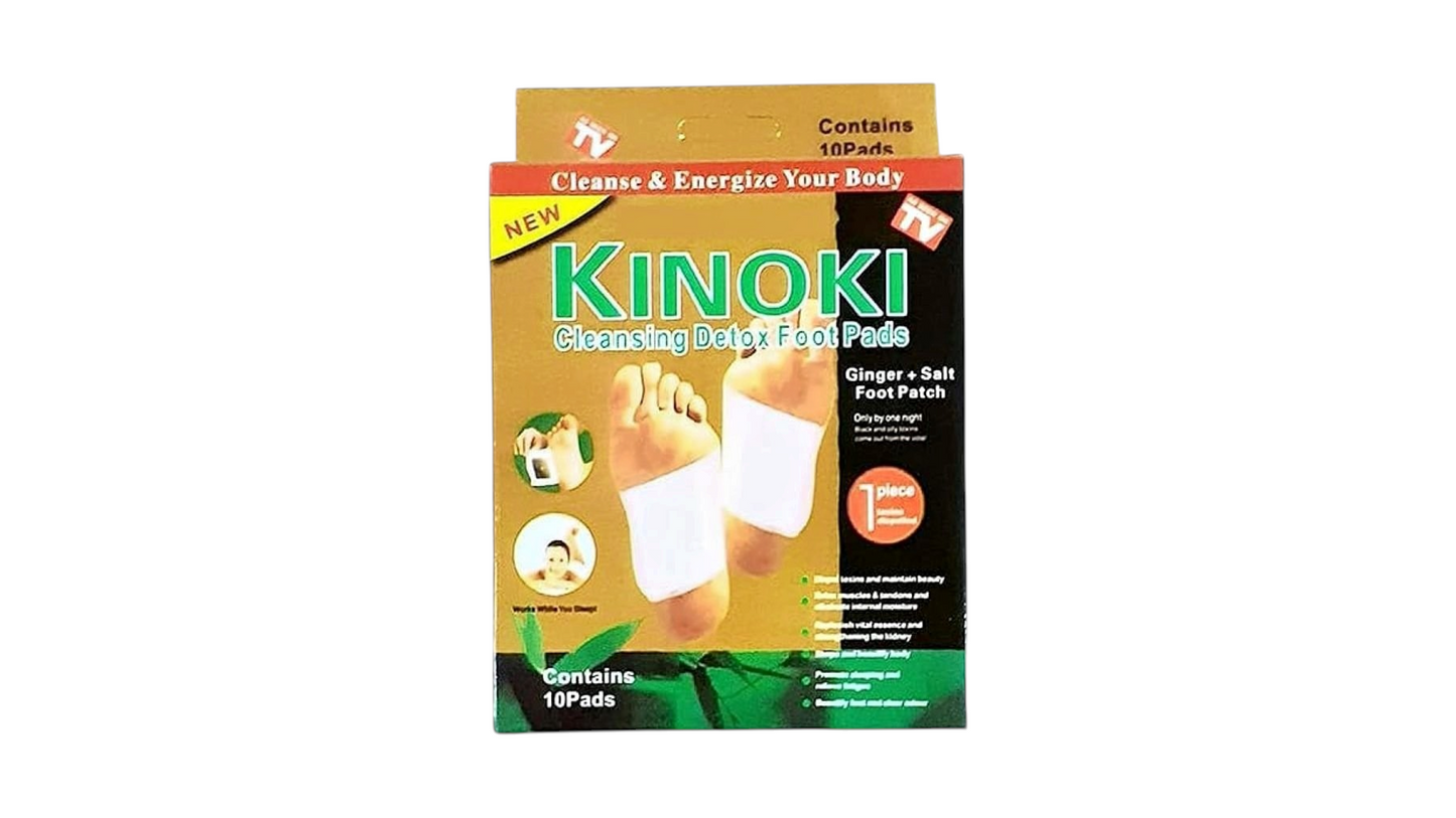 KINOKI, Ginger + Salt Cleansing & Energizing Foot Patch, 10 Pads (5 Pairs)