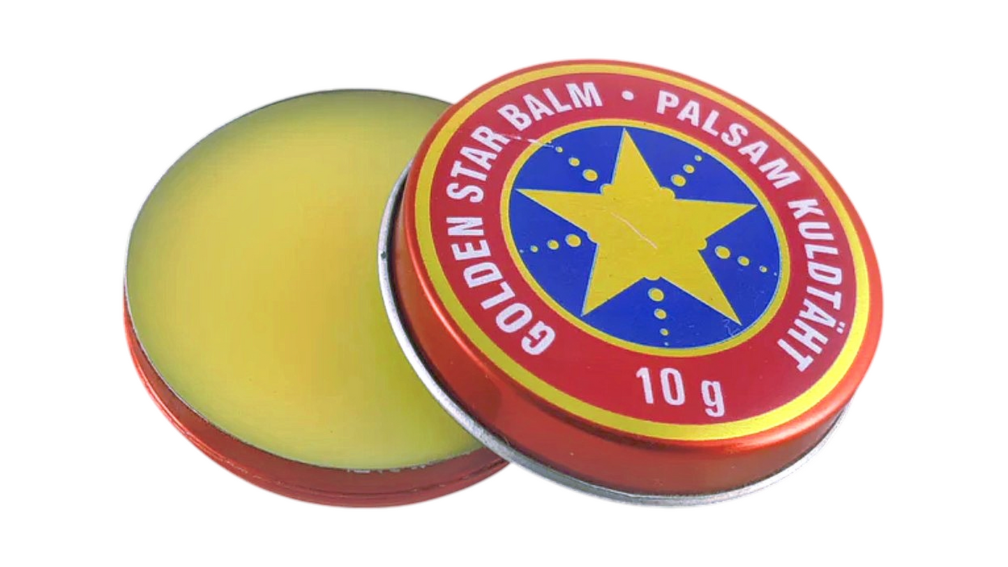 Golden Star Balm by AS PAIRA – Herbal Cooling & Warming Relief Balm 10 g