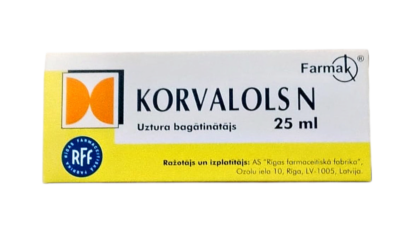 RFF Korvalols N – Traditional Sedative & Sleep Support Drops (25 ml)