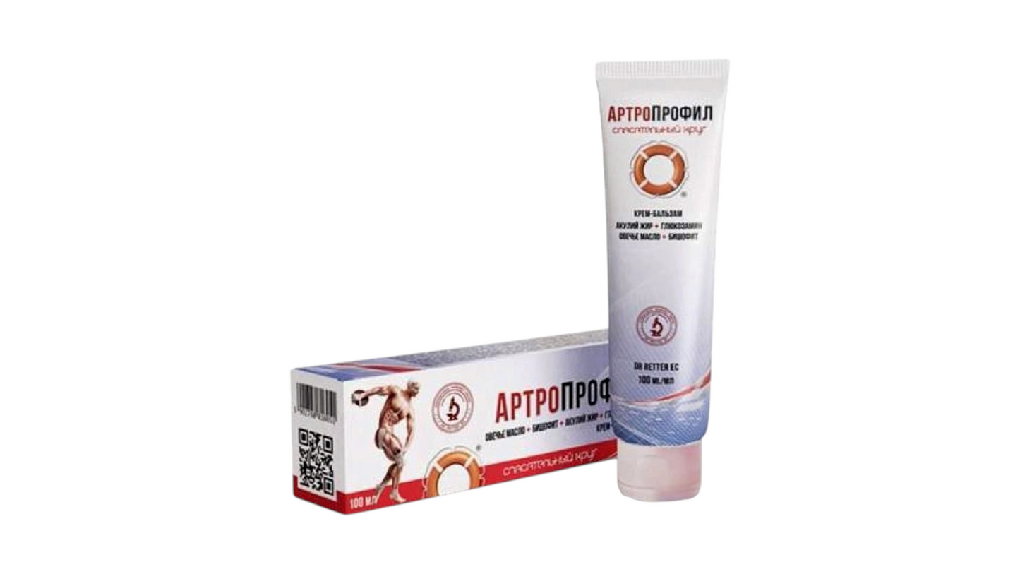Dr. Retter Artroprofil Cream Balm – Joint & Muscle Relief with Shark Oil, Glucosamine & Bishofit 100 ml