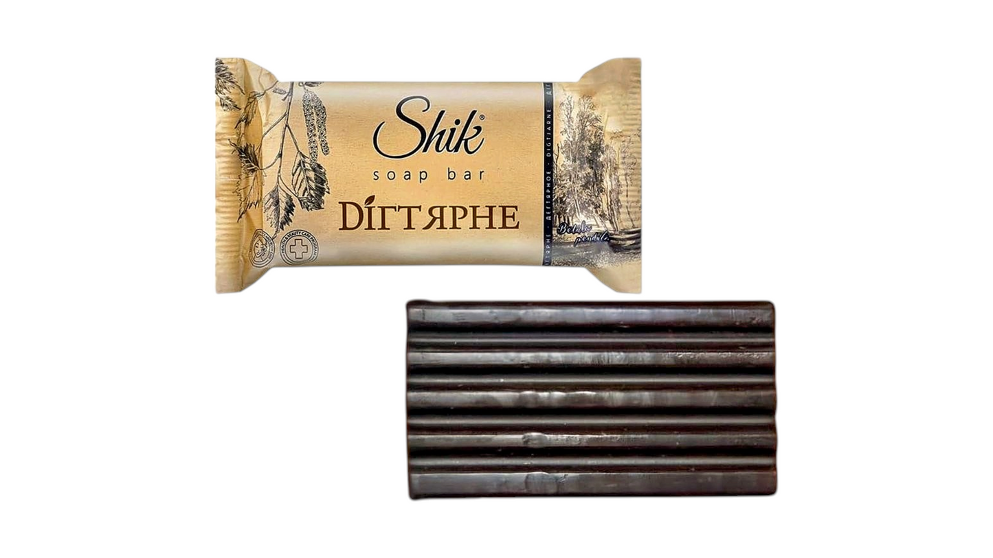 Shik Natural Birch Tar Soap – Purifying Antiseptic Soap for Problem Skin 140 g