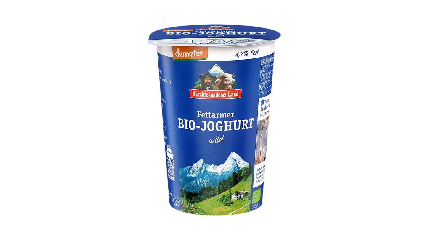 BERCHTESGADENER LAND, BIO Yogurt 1,7 % , 500g