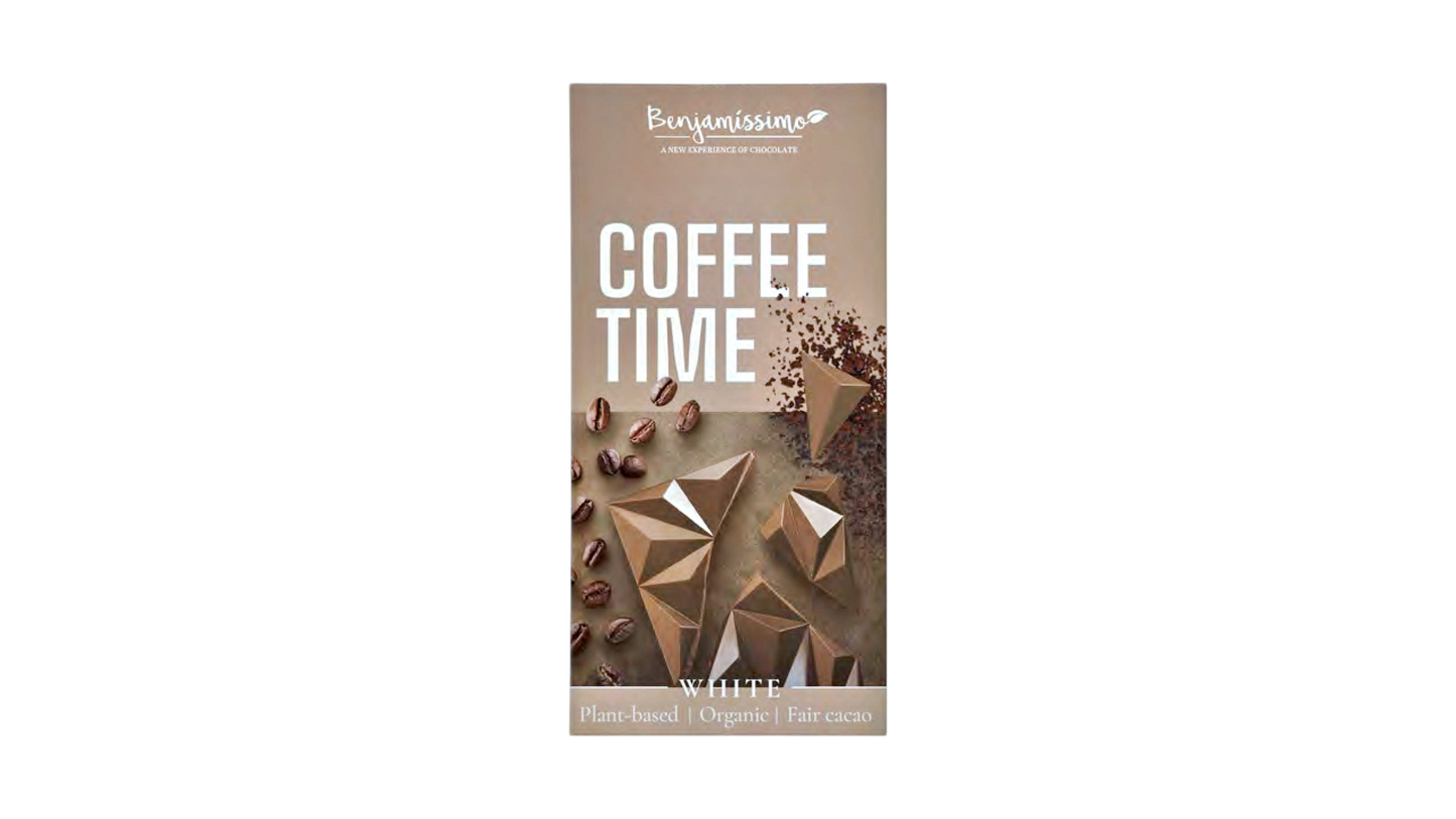 Benjamissimo, Vegan White Coffee Time Bar 60G Bio