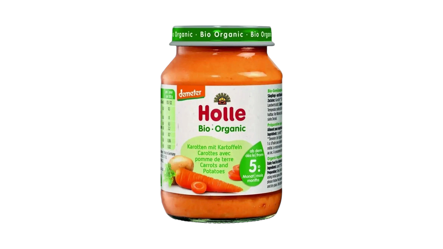 Holle, Jar Carrots & Potatoes (5M) 190G Bio (V)