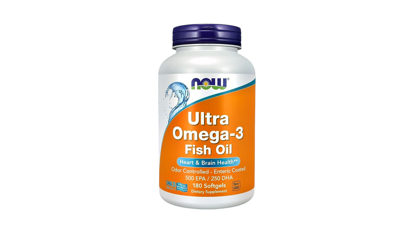 NOW, ULTRA OMEGA 3 FISH OIL 500 EPA 180 SOFTGELS