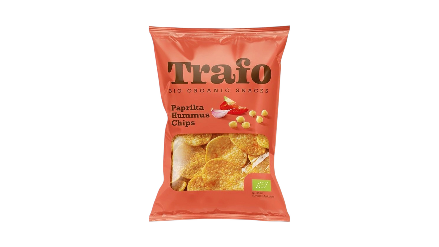 Trafo Hummus Chips Paprika 75G Bio