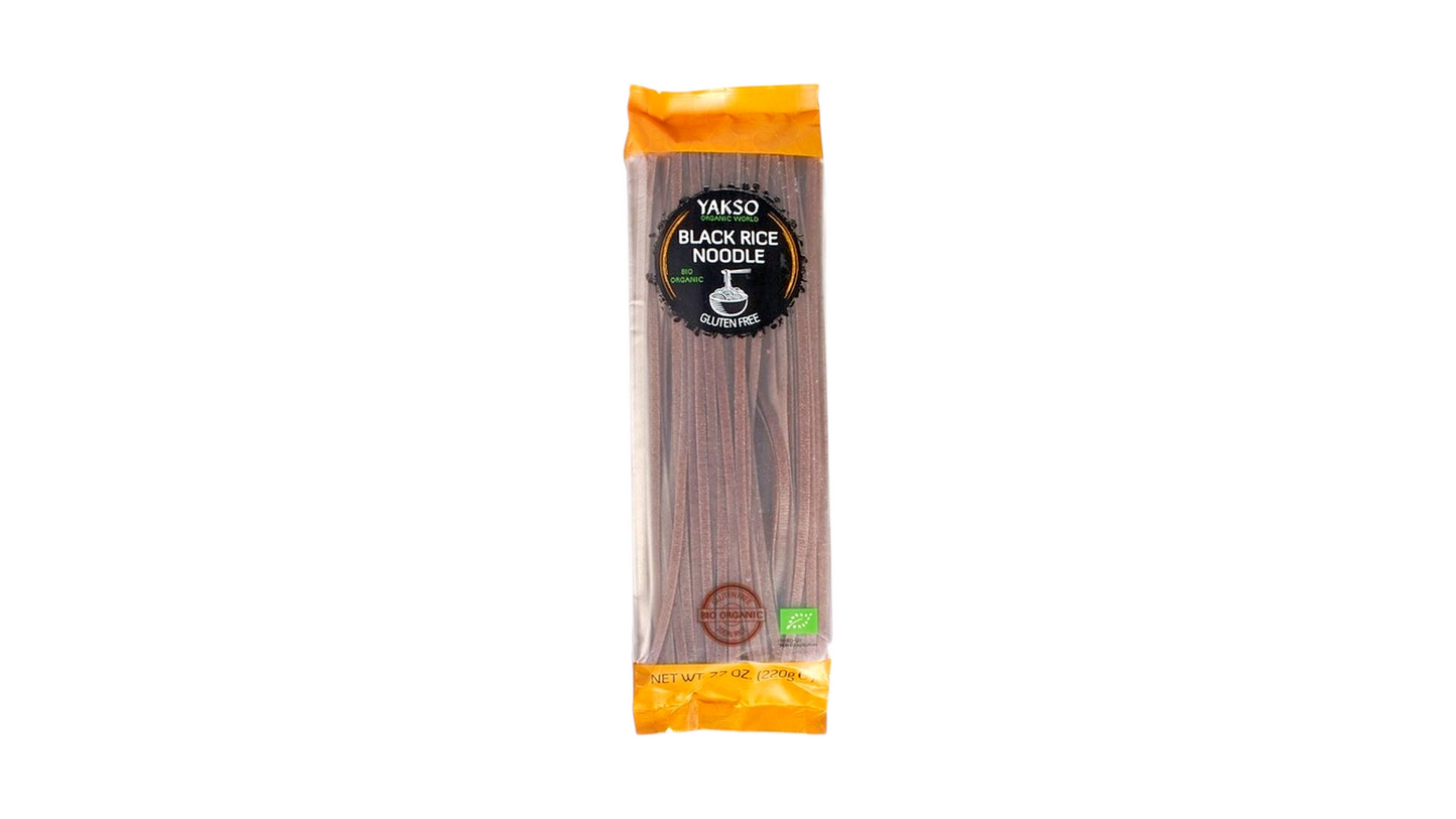 YAKSO, RICE NOODLES BLACK 220G BIO
