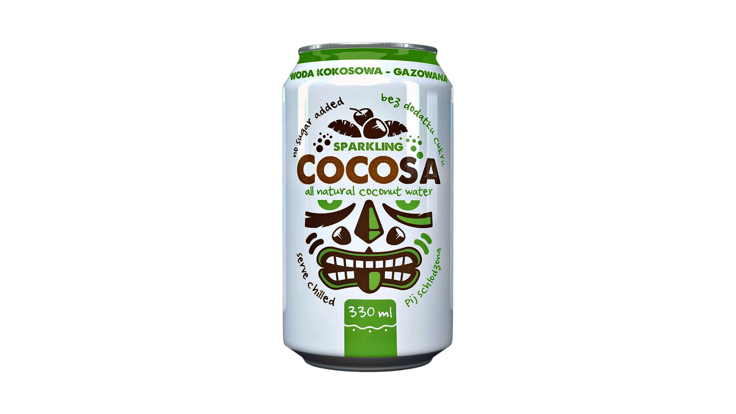 COCOSA Sparkling Coconut Water 330ml BIO